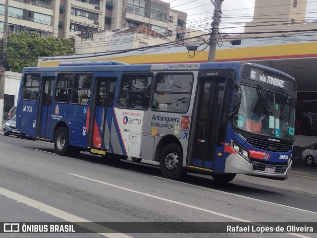 Auto Viação Urubupungá 20.009 na cidade de São Paulo, São Paulo, Brasil, por Rafael Lopes de Oliveira. Número da foto: #13101625.