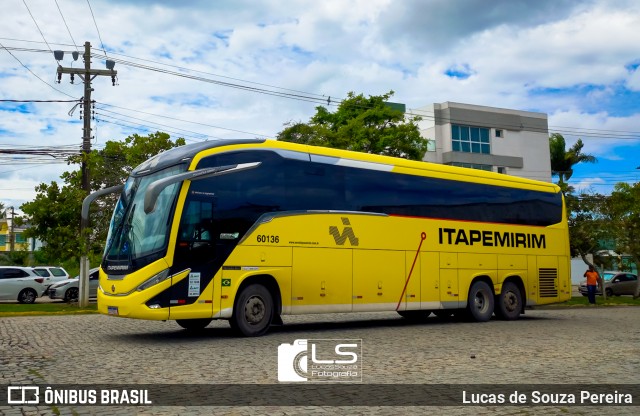 Viação Nova Itapemirim 60136 na cidade de Campos dos Goytacazes, Rio de Janeiro, Brasil, por Lucas de Souza Pereira. Número da foto: #13100207.