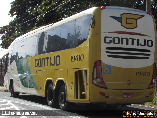 Empresa Gontijo de Transportes 19410 na cidade de São José do Rio Preto, São Paulo, Brasil, por Hariel Bernades. Número da foto: #13100958.