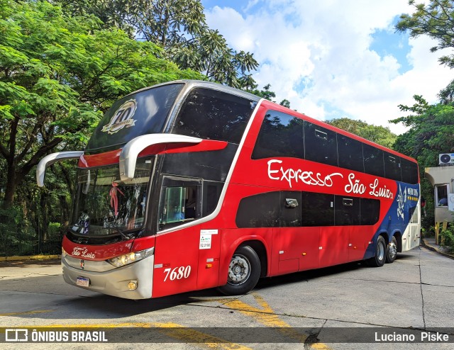 Expresso São Luiz 7680 na cidade de São Paulo, São Paulo, Brasil, por Luciano  Piske. Número da foto: #13102053.