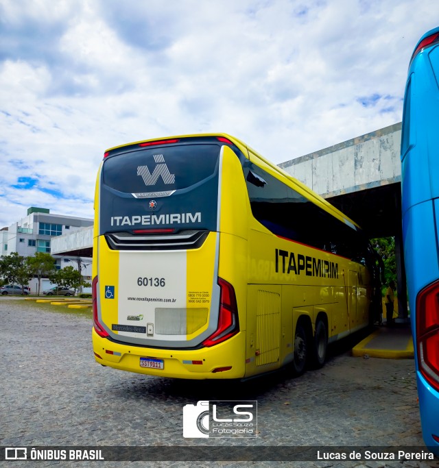 Viação Nova Itapemirim 60136 na cidade de Campos dos Goytacazes, Rio de Janeiro, Brasil, por Lucas de Souza Pereira. Número da foto: #13100213.