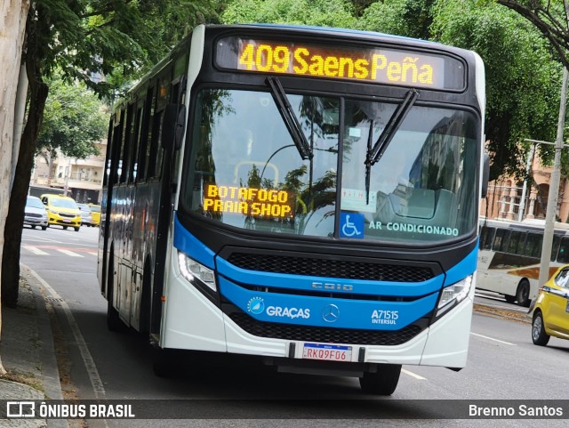 Viação Nossa Senhora das Graças A71515 na cidade de Rio de Janeiro, Rio de Janeiro, Brasil, por Brenno Santos. Número da foto: #13099632.