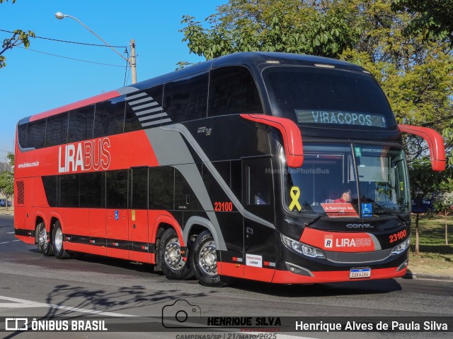 Lirabus 23100 na cidade de Campinas, São Paulo, Brasil, por Henrique Alves de Paula Silva. Número da foto: #13101109.