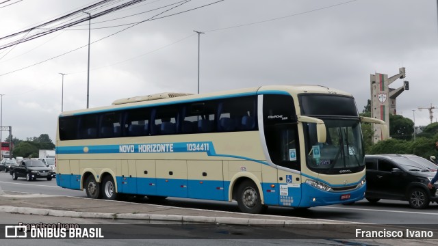 Viação Novo Horizonte 1034411 na cidade de São Paulo, São Paulo, Brasil, por Francisco Ivano. Número da foto: #13102241.