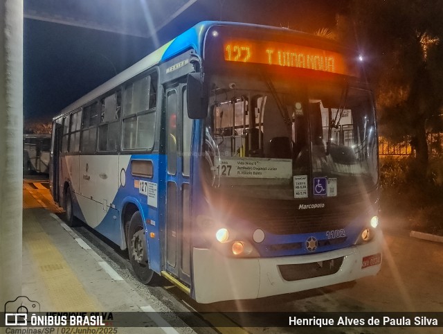 VB Transportes e Turismo 1102 na cidade de Campinas, São Paulo, Brasil, por Henrique Alves de Paula Silva. Número da foto: #13101158.