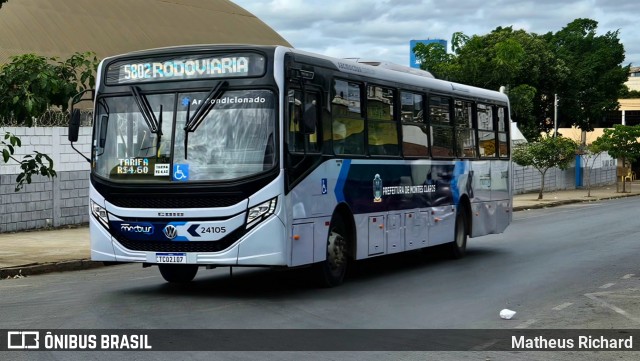 Solaris Transportes 24105 na cidade de Montes Claros, Minas Gerais, Brasil, por Matheus Richard. Número da foto: #13099552.
