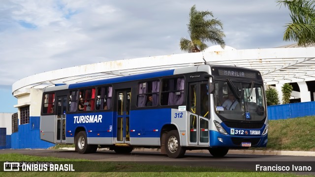 Turismar Transporte e Turismo 312 na cidade de Marília, São Paulo, Brasil, por Francisco Ivano. Número da foto: #13101554.
