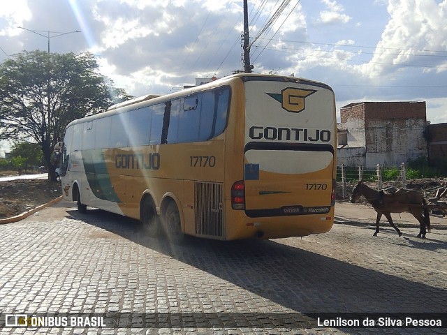 Empresa Gontijo de Transportes 17170 na cidade de Caruaru, Pernambuco, Brasil, por Lenilson da Silva Pessoa. Número da foto: #13102069.