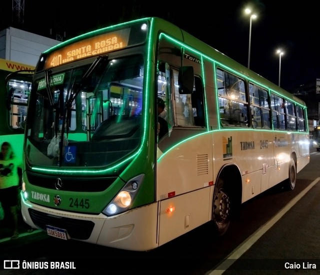 Auto Viação Tabosa 2445 na cidade de Caruaru, Pernambuco, Brasil, por Caio Lira. Número da foto: #13100189.