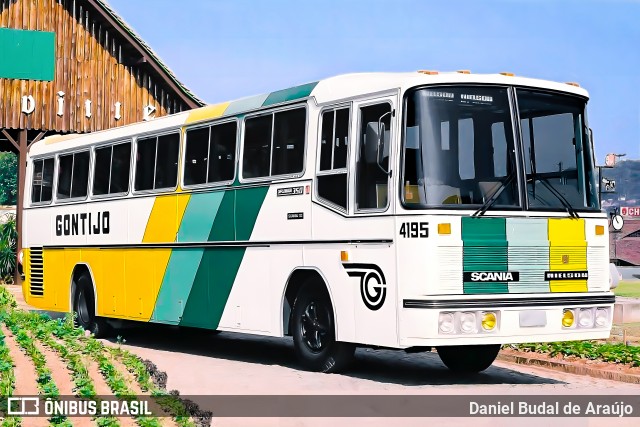 Empresa Gontijo de Transportes 4195 na cidade de Joinville, Santa Catarina, Brasil, por Daniel Budal de Araújo. Número da foto: #13100211.