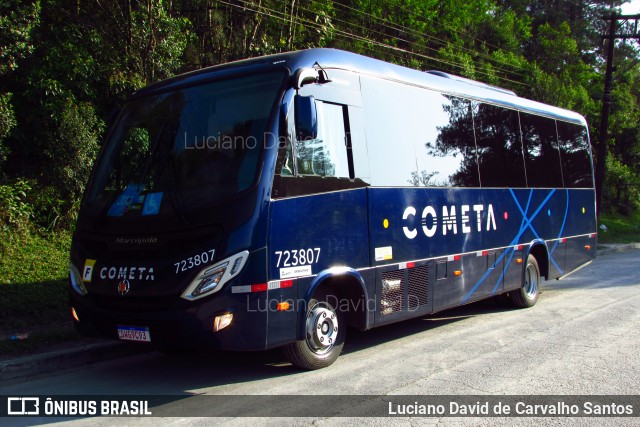 Viação Cometa 723807 na cidade de Ribeirão Pires, São Paulo, Brasil, por Luciano David de Carvalho Santos. Número da foto: #13099103.