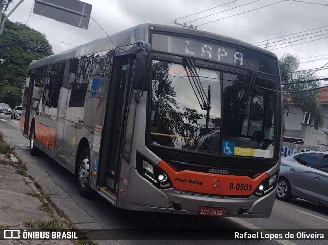 TRANSPPASS - Transporte de Passageiros 8 0505 na cidade de São Paulo, São Paulo, Brasil, por Rafael Lopes de Oliveira. Número da foto: #13101614.