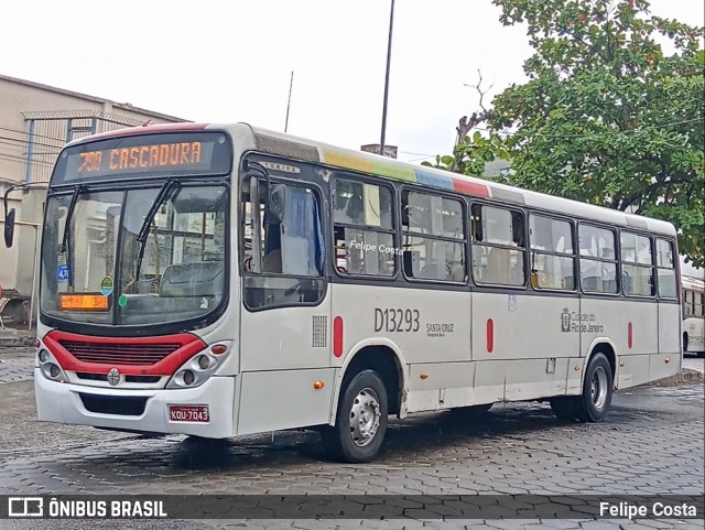Transportes Barra D13293 na cidade de Rio de Janeiro, Rio de Janeiro, Brasil, por Felipe Costa. Número da foto: #13100584.