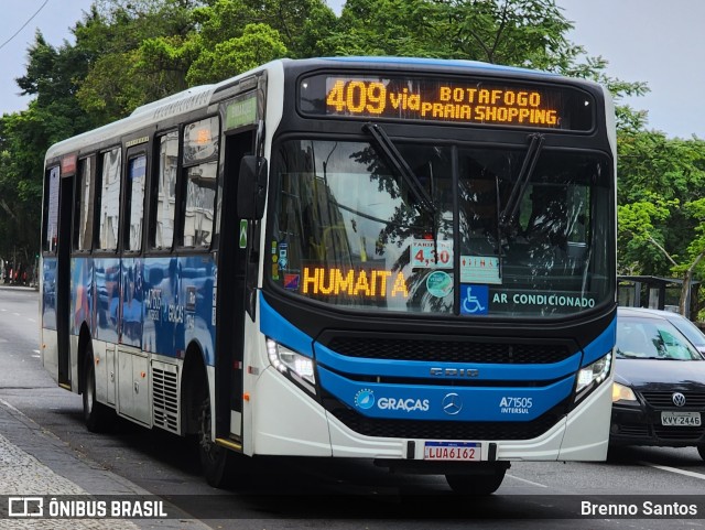 Viação Nossa Senhora das Graças A71505 na cidade de Rio de Janeiro, Rio de Janeiro, Brasil, por Brenno Santos. Número da foto: #13099629.