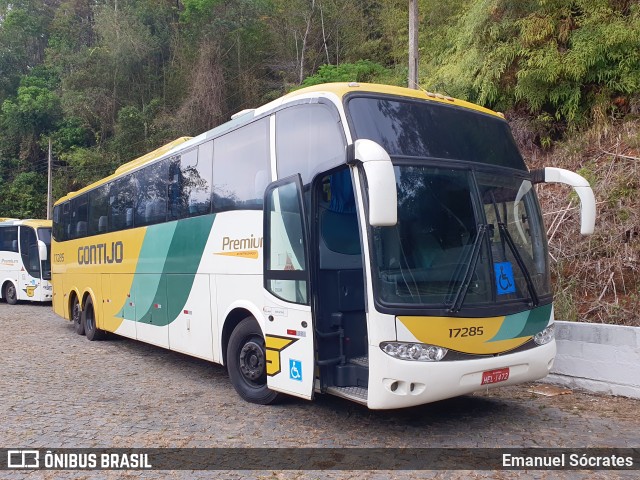 Empresa Gontijo de Transportes 17285 na cidade de Manhuaçu, Minas Gerais, Brasil, por Emanuel Sócrates. Número da foto: #13099793.