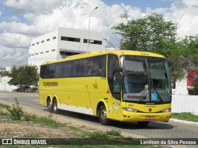 Viação Itapemirim 8801 na cidade de Caruaru, Pernambuco, Brasil, por Lenilson da Silva Pessoa. Número da foto: #13101720.