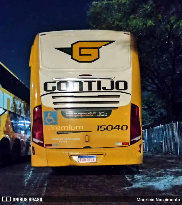 Empresa Gontijo de Transportes 15040 na cidade de Belo Horizonte, Minas Gerais, Brasil, por Maurício Nascimento. Número da foto: #13102306.