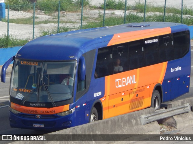 Evanil Transportes e Turismo RJ 132.008 na cidade de Mesquita, Rio de Janeiro, Brasil, por Pedro Vinicius. Número da foto: #13100811.