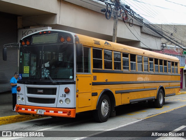 Transportes Del Norte 10 na cidade de Heredia, Heredia, Heredia, Costa Rica, por Alfonso Russell. Número da foto: #13099119.
