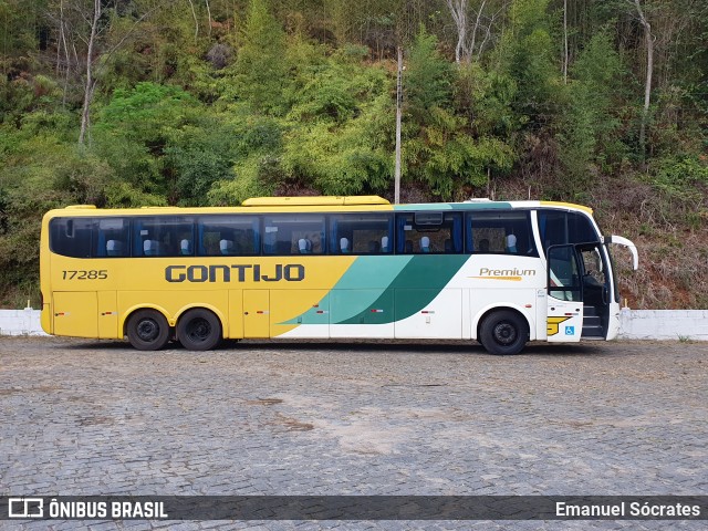 Empresa Gontijo de Transportes 17285 na cidade de Manhuaçu, Minas Gerais, Brasil, por Emanuel Sócrates. Número da foto: #13099789.