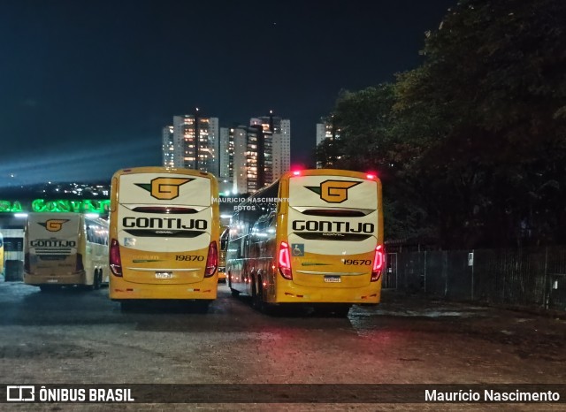 Empresa Gontijo de Transportes 19870 na cidade de Belo Horizonte, Minas Gerais, Brasil, por Maurício Nascimento. Número da foto: #13102226.