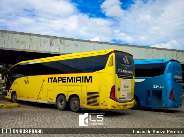 Viação Nova Itapemirim 60136 na cidade de Campos dos Goytacazes, Rio de Janeiro, Brasil, por Lucas de Souza Pereira. Número da foto: #13100225.