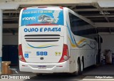 Viação Ouro e Prata 588 na cidade de Santana do Livramento, Rio Grande do Sul, Brasil, por Felipe Martins. Número da foto: #13101826.