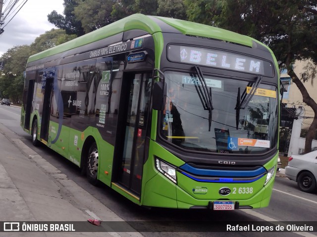 Transcooper > Norte Buss 2 6338 na cidade de São Paulo, São Paulo, Brasil, por Rafael Lopes de Oliveira. Número da foto: #13178556.