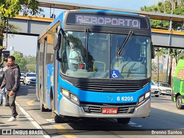 Transwolff Transportes e Turismo 6 6205 na cidade de São Paulo, São Paulo, Brasil, por Brenno Santos. Número da foto: #13178604.