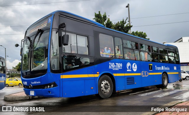 Este és Mi Bus Z40-7809 na cidade de Bogotá, Colômbia, por Felipe Rodriguez. Número da foto: #13178381.