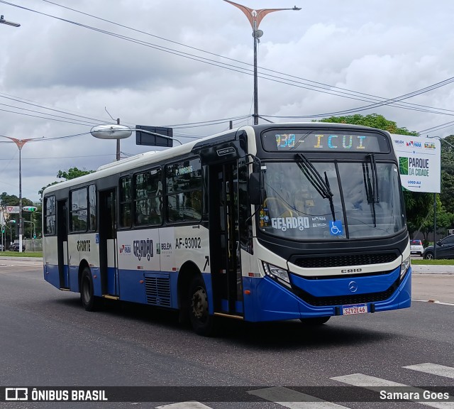 Viação Forte AF-93002 na cidade de Belém, Pará, Brasil, por Samara Goes. Número da foto: #13179029.