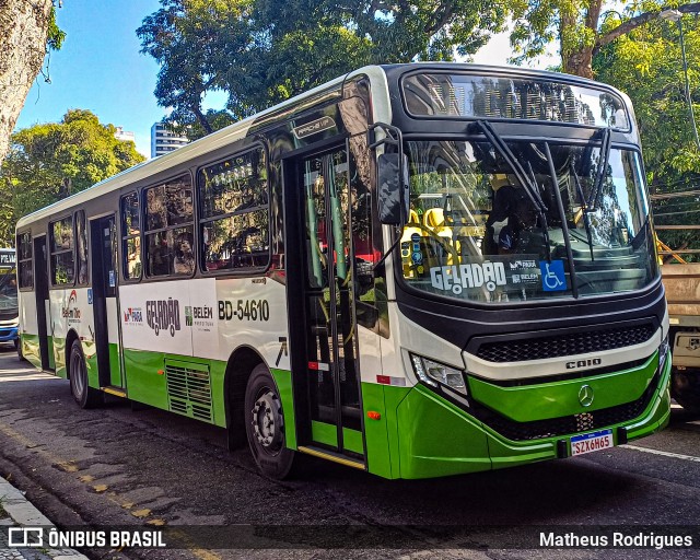 Belém Rio Transportes BD-54610 na cidade de Belém, Pará, Brasil, por Matheus Rodrigues. Número da foto: #13179254.