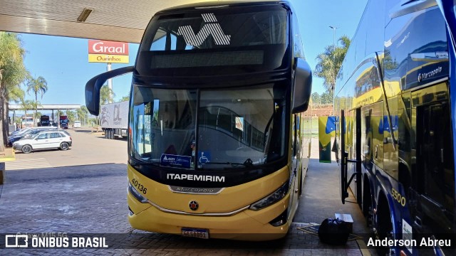 Viação Nova Itapemirim 40136 na cidade de Ourinhos, São Paulo, Brasil, por Anderson Abreu. Número da foto: #13178527.