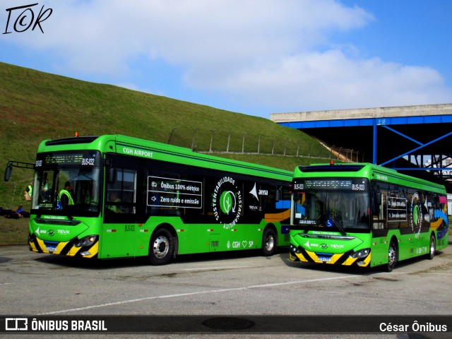 AENA Congonhas Airport BUS-033 na cidade de São Paulo, São Paulo, Brasil, por César Ônibus. Número da foto: #13180052.