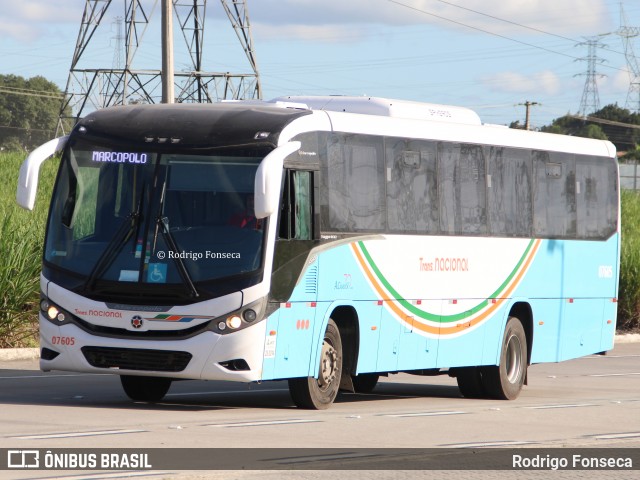 TBS - Travel Bus Service > Transnacional Fretamento 07605 na cidade de Messias, Alagoas, Brasil, por Rodrigo Fonseca. Número da foto: #13180127.