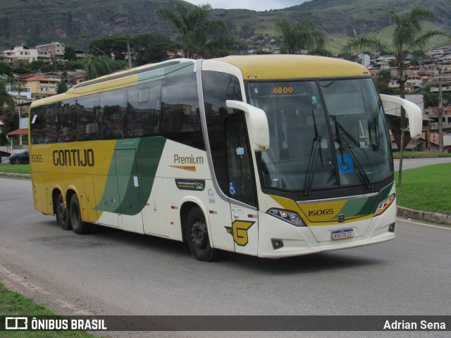 Empresa Gontijo de Transportes 15065 na cidade de João Monlevade, Minas Gerais, Brasil, por Adrian Sena. Número da foto: #13180160.