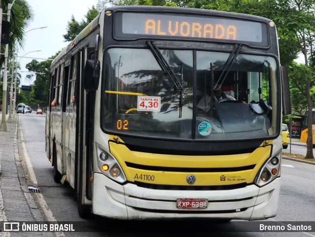 Real Auto Ônibus A41100 na cidade de Rio de Janeiro, Rio de Janeiro, Brasil, por Brenno Santos. Número da foto: #13178594.