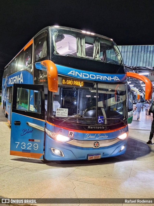 Empresa de Transportes Andorinha 7329 na cidade de Presidente Prudente, São Paulo, Brasil, por Rafael Rodenas. Número da foto: #13178396.