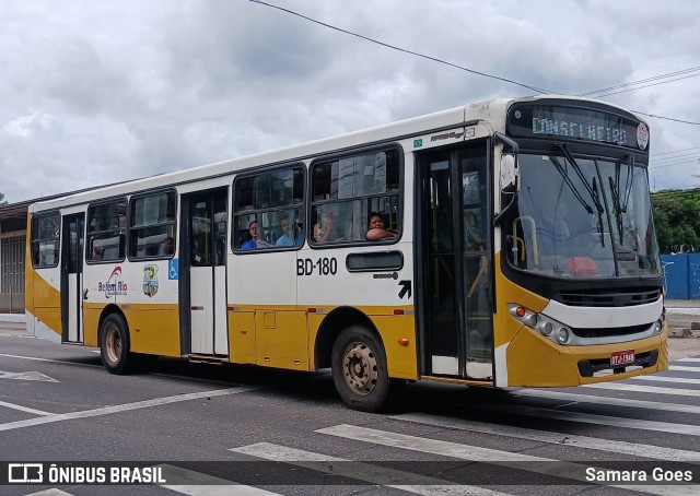 Belém Rio Transportes BD-180 na cidade de Belém, Pará, Brasil, por Samara Goes. Número da foto: #13179053.
