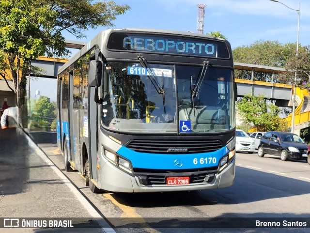 Transwolff Transportes e Turismo 6 6170 na cidade de São Paulo, São Paulo, Brasil, por Brenno Santos. Número da foto: #13178599.