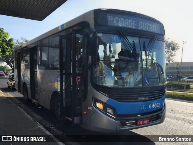 Transwolff Transportes e Turismo 6 6002 na cidade de São Paulo, São Paulo, Brasil, por Brenno Santos. Número da foto: #13178595.