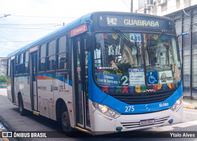 Transportadora Globo 275 na cidade de Recife, Pernambuco, Brasil, por Ytalo Alves. Número da foto: #13178545.