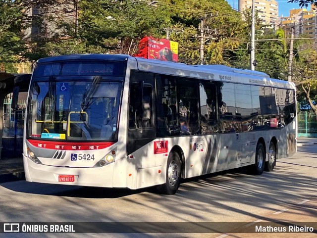 Next Mobilidade - ABC Sistema de Transporte 5424 na cidade de São Bernardo do Campo, São Paulo, Brasil, por Matheus Ribeiro. Número da foto: #13180191.