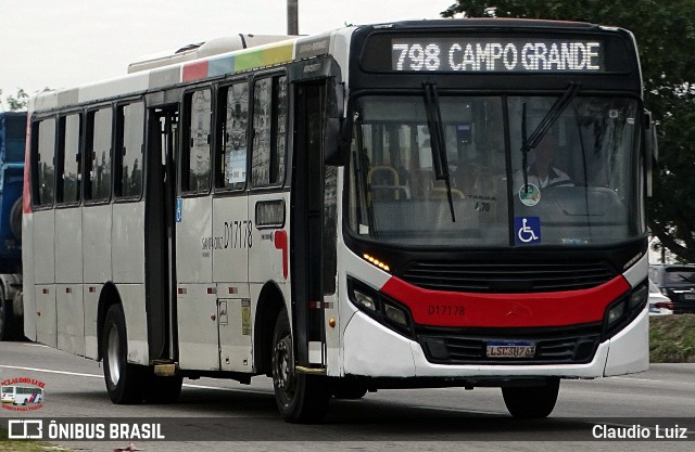 Auto Viação Palmares D17178 na cidade de Rio de Janeiro, Rio de Janeiro, Brasil, por Claudio Luiz. Número da foto: #13180521.