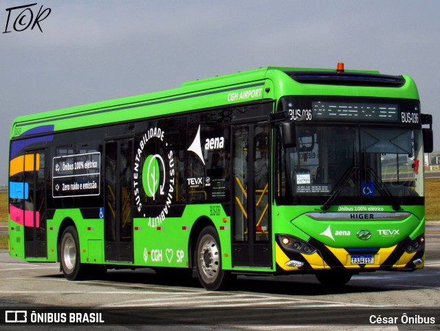 AENA Congonhas Airport BUS-036 na cidade de São Paulo, São Paulo, Brasil, por César Ônibus. Número da foto: #13180042.