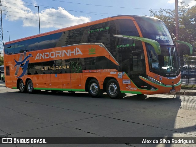 Empresa de Transportes Andorinha 7069 na cidade de São Paulo, São Paulo, Brasil, por Alex da Silva Rodrigues. Número da foto: #13180061.