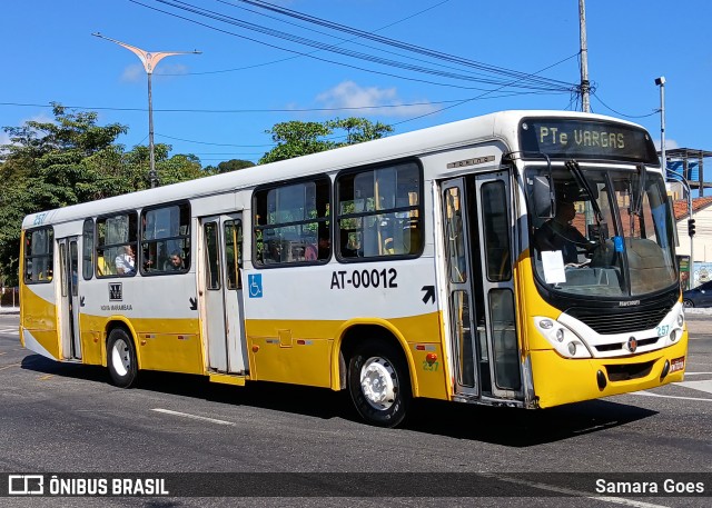 Empresa de Transportes Nova Marambaia AT-00012 na cidade de Belém, Pará, Brasil, por Samara Goes. Número da foto: #13179163.
