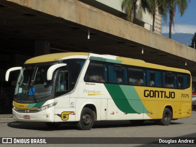 Empresa Gontijo de Transportes 7075 na cidade de Belo Horizonte, Minas Gerais, Brasil, por Douglas Andrez. Número da foto: #13179433.