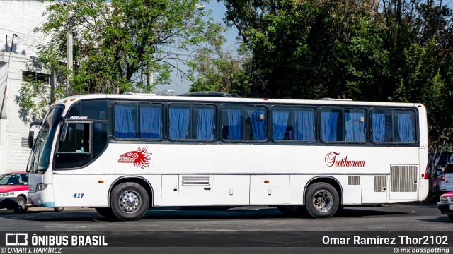 Autobuses Teotihuacan 417 na cidade de Gustavo A. Madero, Ciudad de México, México, por Omar Ramírez Thor2102. Número da foto: #13178065.