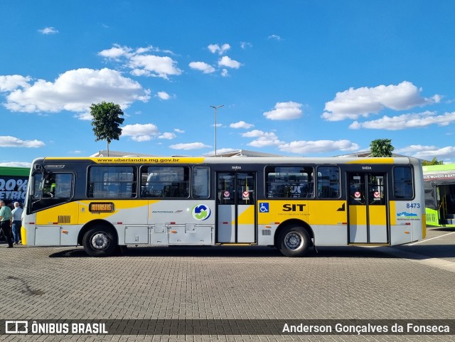 Autotrans Transportes Urbanos e Rodoviários 8473 na cidade de Uberlândia, Minas Gerais, Brasil, por Anderson Gonçalves da Fonseca. Número da foto: #13179236.